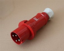 MENNEKES Typ 1231 CEE Stecker  - 63 A - 4-polig - Rot - IP44 - 6 h - NEU