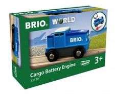 Brio World Eisenbahn Lok Batterie Frachtlok blau 1 Teil 33130