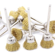10x Messing Topfbürste Ø
