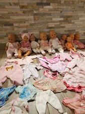 9 Puppen Zapf Baby Born Annabell Bekleidung Schnuller Set Konvolut Sammlung 