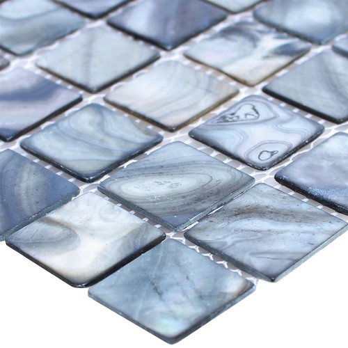 Mosaikfliesen glas perlmutt - glas,