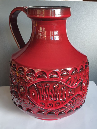 Keramik vase krug rot alvino - keramik,