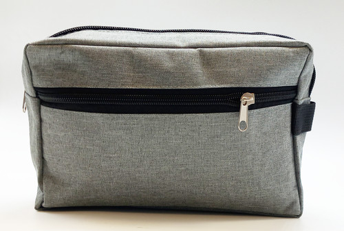 Kulturtasche grau - kulturtasche,