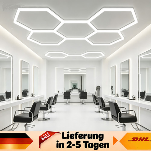 Hexagon led lampe - 5x,