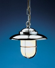 Hängelampe Chrom aus Messing