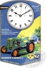 Normag Kornett I K 12 Oldtimer Schlepper Wanduhr Geschenk Traktor