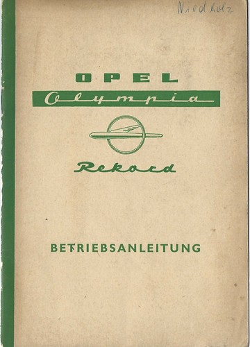 Opel olympia rekord - opel,