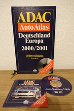 ADAC Auto Atlas Deutschland Europa 2000/2001 mit CD Auto Katalog 2000