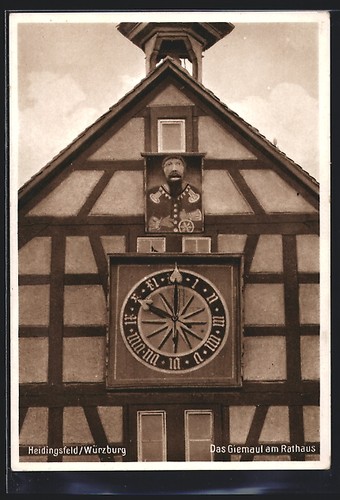 Ansichtskarte heidingsfeld - ansichtskarte,