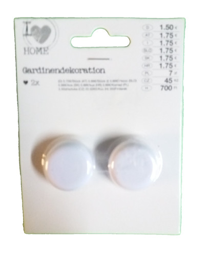 Gardinendekoration magnet - gardinendekoration, 2x