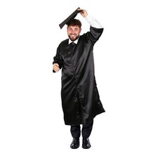 ERWACHSENE ABSCHLUSS STUDENT KOSTÜM ROBE & MÖRSER HUT NEUHEIT LUSTIG