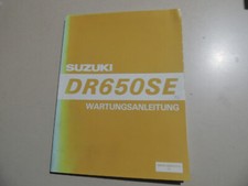 Werkstatt hand buch  Suzuki DR 650 SE Modellj. 1996 Reparatur Wartung
