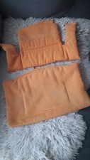 Orig Stokke Tripp Trapp 2-teil.Sitzpolster-Set,Kinderhochstuhl,orange,gebr.TOP-Z