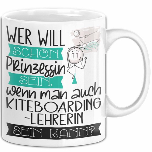 Kiteboarding lehrerin tasse - kiteboarding-lehrerin,
