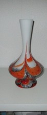 Vintage Vase aus Opalglas von