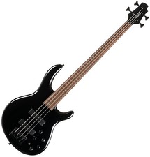 Cort C4 Deluxe E-Bass Black Artisan Series Pappel Jatoba elektische Bassgitarre