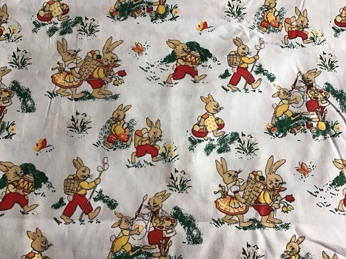 Vintage stoff stoffrest - stoff,