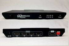 Tesmart HDMI Splitter 4Port (1 in 4 Out) Verteiler Ultra HD 4K  EDID  HDR HDCP