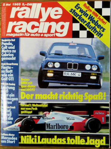 Rallye racing mk - rallye, 05/85