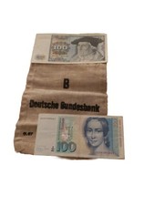 200 DM ( 2x 100 DM Schein ) 2. Januar 1970 und 1996. Siehe Bilder. Geschenkidee.
