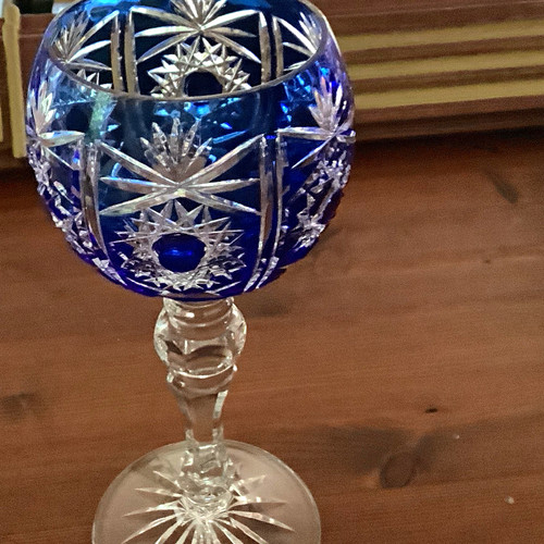Großer blauer prunkpokal - großer,