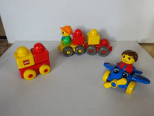 Lego Duplo Primo 10 Teile  Hubschrauber Auto Männchen Bausteine