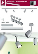 Paulmann URail Spot Cover Basis 4er Set GU10 230V Chrom matt ohne Leuchtmittel