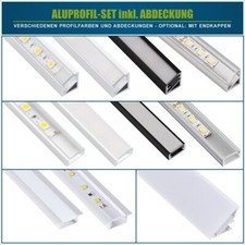 1m LED Aluprofil SET f. LED