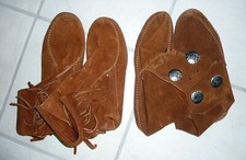 Vintage Minnetonka Wildleder Boots aus den 1990er Jahren - im Doppelpack