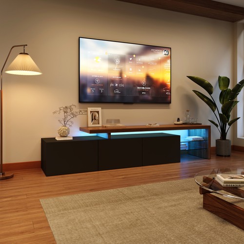 Schrank mit led - tv,