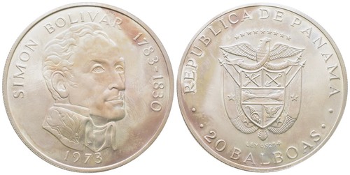 Panama balboas 1973 - balboas, 1973.