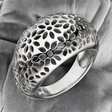 Damen ring breit mit - ring,
