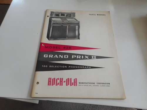 Parts manual für rock ola - ,