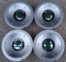 4 Nabenabdeckungen/Radkappen original Skoda Octavia II