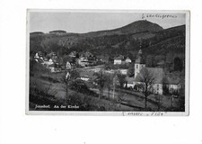 P69 AK Jonsdorf An der Kirche  gelaufen 1957