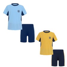 Kinder Jungen Badeanzug Bademode Kurze Ärmel Uv-Schutz Schwimmshirt mit Shorts