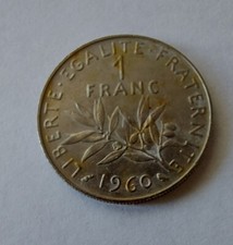 1 Franc 1960 Münze Coin
