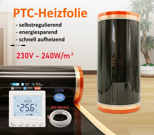 Set 240w infrarotheizfolie - 240w,