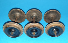  D0219945045 - Uralt Carette Blechräder 3 Stück Spur 1 Selten