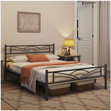 Metal Bed Frame 140x200 –