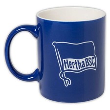 Tasse Keramik Logo Fahne   Hertha BSC Berlin Fußball Fanartikel