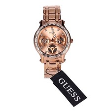 Guess Edelstahl rosegold 38 mm Damenuhr 