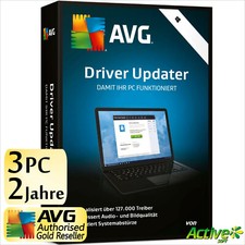 AVG Driver Updater 2026 3 PC 2 Jahre | VOLLVERSION/Upgrade | NEU DE-Lizenz