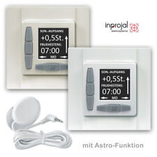 Rolladen Zeitschaltuhr INPROJAL ROJAL SAT Astro Steuerung Rohrmotor Motor Timer