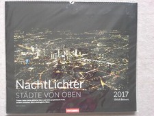 NachtLichter 2017 - Städte von oben - Weingarten Kalender Ulrich Beinert NEU/OVP