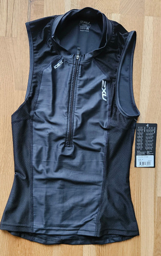 2xu mens tri top - 2xu, schwarz