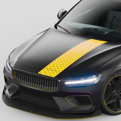 Auto rennstreifen waben - auto,