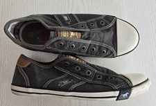 MUSTANG Sneaker Grau/Anthrazit Gr. 40 - neuwertig