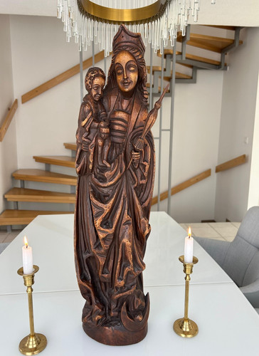 Mondsichelmadonna holz - mondsichelmadonna,