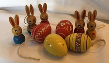 Erzgebirge 4 alte Ostereier